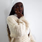 Chunky Cardigan in Shea Butter