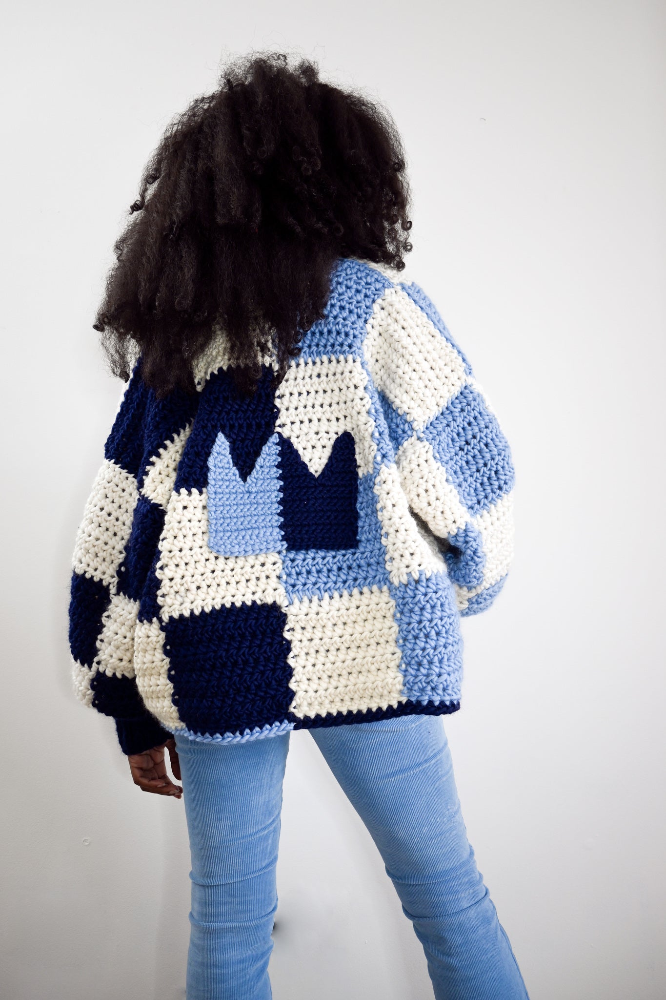 Twoness Cardigan in Ocean