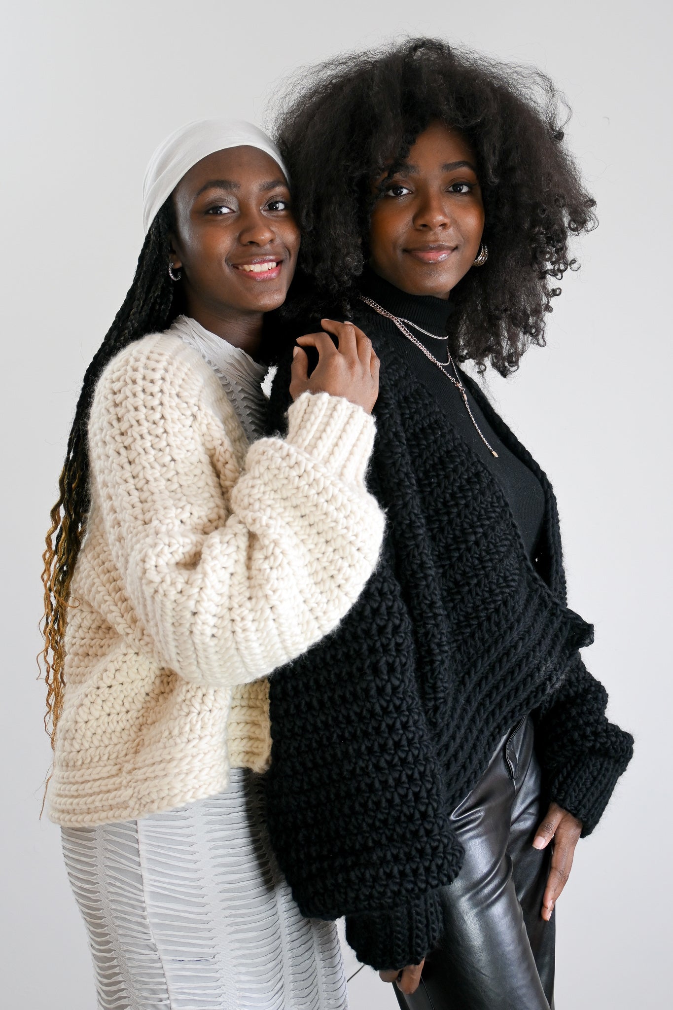 Chunky Cardigan in Shea Butter
